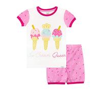Harry Bear - Ensemble De Pyjamas Court - Crème Glacée - Fille - Rose - 6-7 Ans