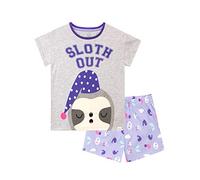 Harry Bear Ensemble De Pyjamas Court Fille Paresseux Violet 9-10 Ans