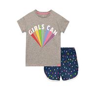 Harry Bear Ensemble De Pyjamas Fille Slogan Positif Arc en Ciel Multicolore 9-10 Ans