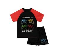 Harry Bear Ensemble De Short Pyjamas Garçon Gaming Noir 5-6 Ans