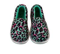 Harry Bear Fille Chaussons Leopard Print Rose 36