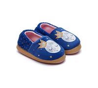 Harry Bear Fille Chaussons Lune et Étoiles Bleu 22