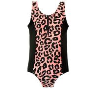Harry Bear Filles Maillot de Bain Imprimé Léopard avec Fermeture éclair Maillot de Bain Une Pièce Animaux pour Les Enfants Multicolore 12-13 Ans