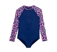 Harry Bear Filles Maillot de Bain Léopard Multicolore 8-9 Ans
