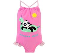 Harry Bear Filles Maillot de Bain Panda Multicolore 5-6 Ans