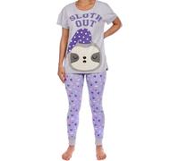 Harry Bear Harry Bear Purple Sloth Short Sleeve Pyjamas