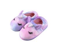 Harry Bear Licorn Chaussons | Pantoufles Fille | Chaussons Fille | Rose 29
