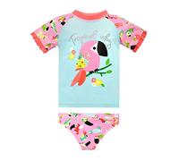 Harry Bear - Maillot de Bain Deux pièces - Toucan Tropical - Fille - Rose - 18-24 Mois