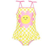 Harry Bear Maillot De Bain Enfant | Fleuri Maillot De Bain Fille | Jaune 5-6 Ans