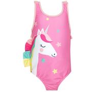Harry Bear Maillot De Bain Fille | Filles Maillot De Bain Licorne | Maillot De Bain 1 Piece Fille | Rose 6-7 Ans