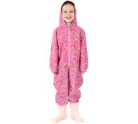 Harry Bear Manteau Filles Arc-En-Ciel, Impermeable Enfant Combinasion, Manteau Enfant Rainbow, Rose 12-18 Mois