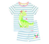 Harry Bear Pyjama Dinosaure | Pyjama Court Fille | Pyjamas Dinosaure pour Enfants | Bleu 18-24 Mois