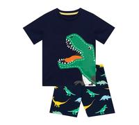 Harry Bear Pyjama Dinosaure | Pyjama Enfant Garcon Ete | Bleu 7-8 Ans