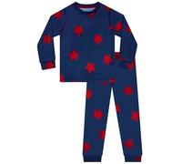 Harry Bear Pyjama Enfant Garcon, Pyjama Polaire Enfant Étoiles, Pyjamas Garcon, Bleu 7-8 Ans
