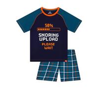 Harry Bear Pyjama Gaming | Pyjamas Garçon A Manches Courtes | Pyjama Gamer pour Enfants | Ensemble Pyjamas Été | Marin 9-10 Ans