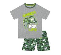 Harry Bear Pyjamas Garçon, Pyjamas Gamer Garçon, Ensemble Court de Pyjama Gamer Multicolore 6-7 Ans