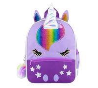 Harry Bear Sac A Dos Licorne | Arc En Ciel Sac A Dos Fille | Sacs Enfant Fille | One Size Violet