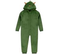 Harry Bear Surpyjama Garcon Dinosaure, Combinaison Pyjama Enfant avec 3D Cornes, Pyjama Combinaison Enfant, Vert 2-3 Ans