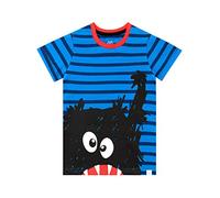 Harry Bear - T-Shirt - Monstre - Garçon - Bleu - 18-24 Mois