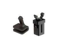 HARRY INDUSTRIES Ensemble de réparation BinClips™ avec loquet/goupille de frappe pour couvercle de poubelle Brabantia (Lot de 50/60L avec loquet)