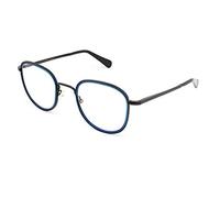 HARRY LARYS PhonY-384 Lunettes Noir mat Bleu 54/20/142 Unisexe Adulte
