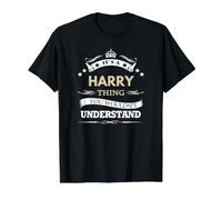 Harry Name - It's A Harry Thing You Wouldn't T-Shirt Graphique avec Valeur, Homme, Noir, M