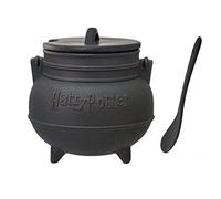 Harry Potter 48013 Tasse à soupe standard avec cuillère Noir, Céramique, Noir, Standard