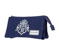 Harry Potter Academy-Trousse Triple HS, Bleu Foncé