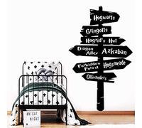 Harry Potter Accessoires Guide Autocollant Mural Pour Chambre D'Enfants Décoration Vinyle Art Stickers Garçons Chambre Décor Mur Papier Peint