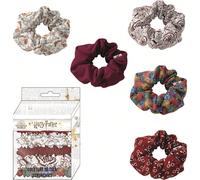 HARRY POTTER ACCESSOIRES POUR CHEVEUX EN TISSU MULTICOLORE 5 PIÈCES - Accessoires pour cheveux pour enfants - Colorés et amusants - Faciles à placer et durables Faites briller les cheveux de votre tou