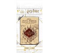 HARRY POTTER Aimant de réfrigérateur (Motif Carte du Maraudeur) Harry Potter - Cadeau pour Femme - Cadeau Harry Potter pour Homme - Cadeau pour Filles et garçons - Produit Officiel