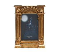 Harry Potter - Alumni - Cadre photo doré Poudlard Enterance - Produit sous licence officielle Warner Bros. Décoration d'intérieur pour les amateurs de films et de fantasy. H : 22 cm x l 17 cm x P : 3