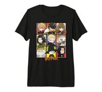 Harry Potter Anime Squares T-Shirt Haut de Gamme