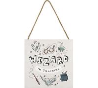 Harry Potter - Apprenti sorcier en bois PM6186 (20 cm x 20 cm) (gris)