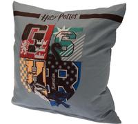Harry Potter - Armoiries - Coussin fourré "House Mascots" TA9265 (Taille unique) (Gris/Noir)