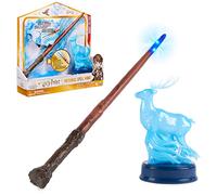 HARRY POTTER - BAGUETTE MAGIQUE COLLECTOR PATRONUS HARRY POTTER WIZARDING WORLD - Baguette Magique 30 cm Avec Figurine Patronus - Effets Sonores Et Lumineux - 6063879 - Jouet Enfant 6 ans et +