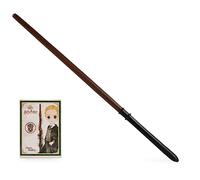 HARRY POTTER - BAGUETTE MAGIQUE DELUXE DRAGO MALEFOY WIZARDING WORLD - Baguette Magique Authentique Drago Malefoy 30 cm Avec Carte de Sort - 6064143 - Jouet Enfant 6 ans et +