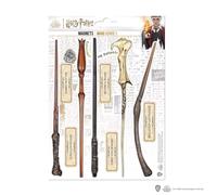 Harry Potter - Baguettes 01 - Planche De 10 Magnets En Mousse
