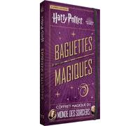 Harry Potter Baguettes Magiques - Coffret Magique Du Monde Des Sorciers Avec Des Fac-Similés À Collectionner, Des Collector Spécial Baguettes Magiques, Des Secrets De Tournage Inédits