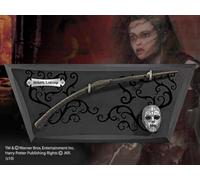 Harry Potter Bellatrix Lestrange Baguette Magique + Présentoir Noble Collection