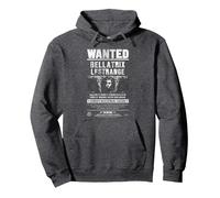 Harry Potter Bellatrix Lestrange Wanted Sweat à Capuche, Unisexe pour Adultes, Chiné Foncé, L