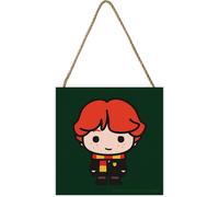 Harry Potter - Bloc en bois, "Chibi" PM4713 (20 cm x 20 cm x 2,7 cm) (Vert/Marron/Noir)