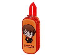 Harry Potter Bobblehead Trousse 3D Double, Orange Orange