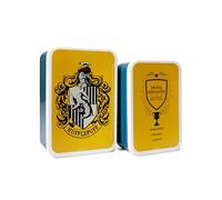 Harry Potter Boîte à déjeuner réutilisable Jaune Poufsouffle - Boîte à déjeuner rectangulaire à compartiment unique sans BPA