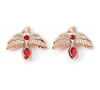 Harry Potter Fawkes Parure de boucles d'oreilles en alliage de zinc Doré, Zinc