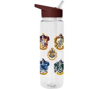 Harry Potter - Bouteille d'eau, armoiries de Poudlard, plastique PM8345 (taille unique) (Transparent)