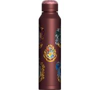 Harry Potter - Bouteille d'eau, armoiries, set métal PM8342 (taille unique) (Bordeaux/or/argent)