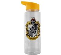 Harry Potter Bouteille d'eau Hufflepuff Plastique Jaune, Transparent G