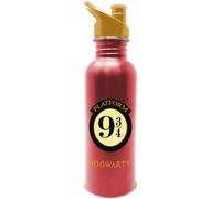 Harry Potter - Bouteille d'eau, quai 9 3/4, métal PM6602 (Taille unique) (Rouge/Jaune)