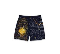 Harry Potter Boxer pour Homme Poudlard Häuser, Bleu Marine, M